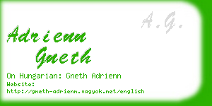 adrienn gneth business card